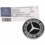 Σήμα Τάπα Καπό Mercedes-Benz Γνήσιο A000817170157 57mm Μαύρο