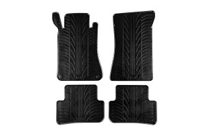 Πατάκια Αυτοκινήτου Gledring 0326 Mercedes C-Class W203 2001-2007 / W209 2002-2009 Μαύρο 4 Τεμαχίων