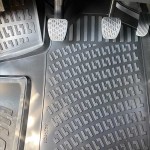 Πατάκια Σκαφάκια 3D Από Λάστιχο Tpe Για Mercedes Vito W447 2014- RL117500 /Viano 2014- Rizline 3 Τεμάχια Μαύρα