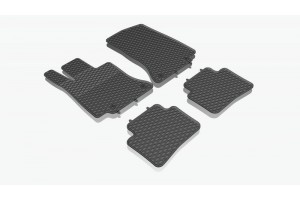 Λαστιχένια Πατάκια Geyer & Hosaja Για Mercedes C Class W206 2021+ 4 Τεμάχια Μαύρα 934/4C