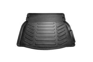 Πατάκι Πορτ-Παγκάζ 3D Σκαφάκι Από Λάστιχο Tpe Για Mercedes-Benz C-Class W205 2015- Μαύρο Rizline