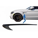 Αυτοκόλλητα Σήματα Φτερού Για Mercedes-BenzGLC X253 , C-Class W205 , E--Class W213 Μαύρο Γυαλιστερό 2 Τεμάχια