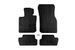 Πατάκια Αυτοκινήτου Gledring 0407 Mini Cooper F56 3 Doors 2014- Μαύρο 4 Τεμάχια