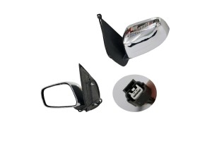 Καθρέπτης Αριστερός Για Nissan Navara D40 05-08 Ηλεκτρικός Χρωμίου 1 Τεμάχιο