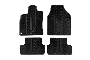 Πατάκια Αυτοκινήτου Gledring 0290 Nissan Qashqai 2007-2013 Μαύρο 4 Τεμάχια