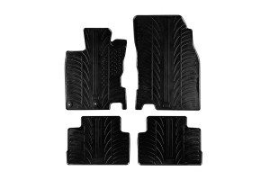 Πατάκια Αυτοκινήτου Gledring 0296 Nissan Qashqai J11 2014- 4x4 Μαύρο 4 Τεμάχια