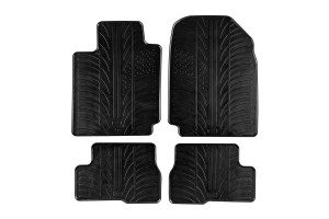 Πατάκια Αυτοκινήτου Gledring 0292 Nissan Micra K12 2003-2010 Μαύρο 4 Τεμάχια