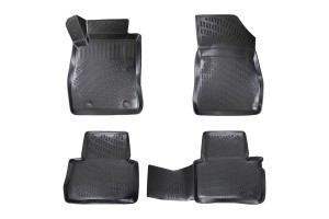 Πατάκια Σκαφάκια 3D Από Λάστιχο Tpe Για Nissan Juke F15 2010-2019 Rizline 4 Τεμάχια Μαύρα