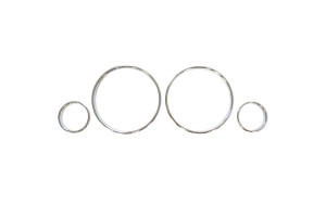 Δαχτυλίδια Καντράν Για Opel Astra G 98-04, Zafira A 98-05 Χρώμιο