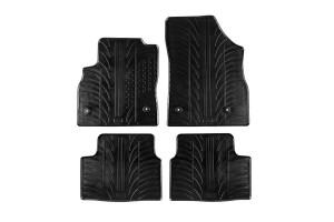 Πατάκια Αυτοκινήτου Gledring 0094 Opel Astra K 2015- 5D Χειροκίνητο Μαύρο 4 Τεμάχια