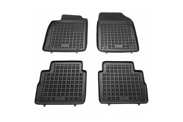 Car Mats 3D From Rubber Tpe For Opel Vectra C 2002-2008 Rezaw Plast 4 Τεμάχια Μαύρα