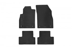 Λαστιχένια Πατάκια Geyer & Hosaja Για Opel Astra J 2009-2015 / Opel Cascada 2013-2019 / Chevrolet Cruze 2008-2016 4 Τεμάχια Μαύρα 801/4C