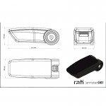 Κονσόλα Χειροφρένου Τεμπέλης Armster OE1 Για Opel Corsa F 2020+ Χωρίς Εργοστασιακό Τεμπέλη Μαύρο Χρώμα