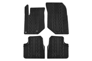 Πατάκια Αυτοκινήτου Gledring 0099 Για Opel Corsa F 2019+ / Mokka 21+ / Peugeot 208 19+ / 2008 20+ Μαύρο 4 Τεμάχια