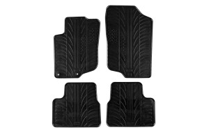 Πατάκια Αυτοκινήτου Gledring 0151 Peugeot 207 2006-2012 Μαύρο 4 Τεμάχια