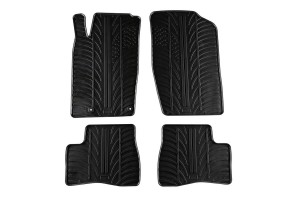 Πατάκια Αυτοκινήτου Gledring 0153 Peugeot 206 1998-2013 / 206 Station Wagon 2002- Μαύρο 4 Τεμάχια