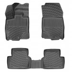 Πατάκια Σκαφάκια 3D Από Λάστιχο Tpe Για Peugeot 3008 24+ Hybrid Rizline 4 Τεμάχια Μαύρα