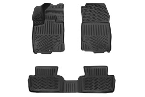 Πατάκια Σκαφάκια 3D Από Λάστιχο Tpe Για Peugeot e-3008 2024- Rizline 4 Τεμάχια Μαύρα