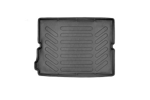 Πατάκι Πορτ-Παγκάζ 3D Σκαφάκι Από Λάστιχο Tpe Για Peugeot 5008 2017+ Μαύρο Rizline