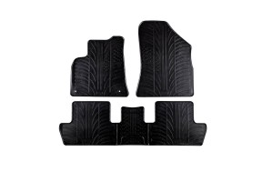 Πατάκια Αυτοκινήτου Gledring 0154 Renault 3008 2009-2016 / 5008 2009-2017 Μαύρο 4 Τεμάχια