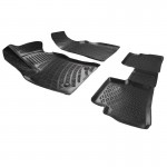 Πατάκια Σκαφάκια 3D Από Λάστιχο Tpe Για Renault Kadjar 15-21 Rizline 4 Τεμάχια Μαύρα