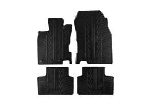 Πατάκια Αυτοκινήτου Gledring 0056 Renault Kadjar 2015- Μαύρο 4 Τεμάχια