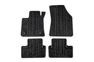 Πατάκια Αυτοκινήτου Gledring 0057 Renault Megane Iv 2016- / Megane Grand Coupe 2016- / Renault Grand Tour 2016- Μαύρο 4 Τεμάχια