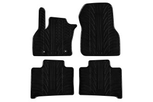 Πατάκια Αυτοκινήτου Gledring 0027 Renault Zoe Hatchback 2012- / Facelift 2019- Μαύρο 4 Τεμάχια