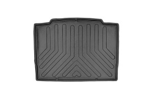 Πατάκι Πορτ-Παγκάζ 3D Σκαφάκι Από Λάστιχο Tpe Για Renault Clio V 2019+ Μαύρο Rizline