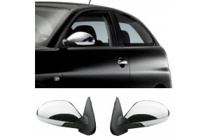 Καπάκια Καθρεφτών Για Seat Ibiza / Cordoba 6L 02-08, Leon 1M 03-05, Altea & Toledo 04-09 Χρωμίου 2 Τεμάχια