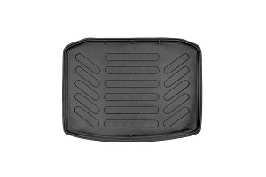 Πατάκι Πορτ-Παγκάζ 3D Σκαφάκι Από Λάστιχο Tpe Για Seat Ateca 2016+ Μαύρο Rizline