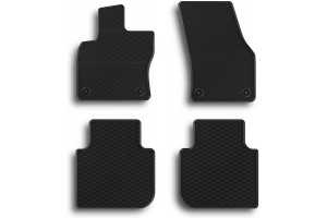 Λαστιχένια Πατάκια Geyer & Hosaja Για Seat Tarraco 2019+ / Skoda Kodiaq / Vw Tiguan Allspace 2017+ 4 Τεμάχια Μαύρα 904/4C