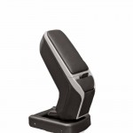 Κονσόλα Χειροφρένου Τεμπέλης Armster 2 Για Seat Leon 4 (KL1/KL8) 2020+ ( Με Επέκταση Παροχής 12V) Ασημί Χρώμα