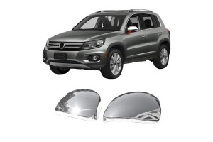 Καπάκια Καθρεφτών Για Vw Tiguan 07-11, Sharan 11+, Seat Alhambra 10+, Skoda Yeti 09-17 Χρωμίου 2 Τεμάχια