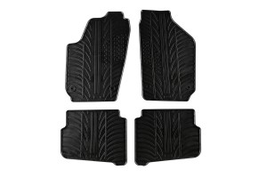 Πατάκια Αυτοκινήτου Gledring 0061 Vw Polo 9N-9N3 2003-2008 / Seat Ibiza 6L 2003-2008 / Seat Cordoba 6L 2003-2008 Μαύρο 4 Τεμάχια