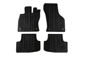 Πατάκια Αυτοκινήτου Gledring 0071 Vw Golf Vii 2012-2019 / Golf Vii Four Motion 2012-2019 / Seat Leon 5F 2013-2020 Μαύρο 4 Τεμάχια