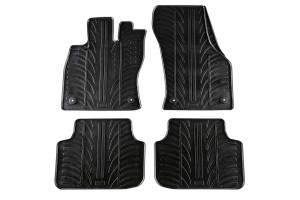 Πατάκια Αυτοκινήτου Gledring 0338 Skoda Octavia Iii 2013 Limousine / Estate Χειροκίνητο Μαύρο 4 Τεμάχια