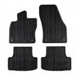 Πατάκια Αυτοκινήτου Gledring 0476 Skoda Karoq Suv 2017- Μαύρο 4 Τεμάχια