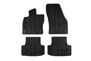 Πατάκια Αυτοκινήτου Gledring 0476 Skoda Karoq Suv 2017- Μαύρο 4 Τεμάχια