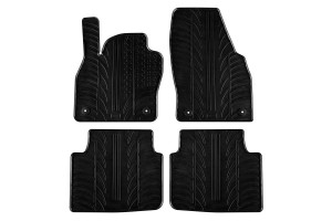 Πατάκια Αυτοκινήτου Gledring 0478 Skoda Kamiq 2019-Μαύρο 4 Τεμάχια