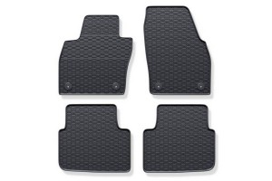 Λαστιχένια Πατάκια Geyer & Hosaja Για Skoda Kamiq / Scala 2019+ 4 Τεμάχια Μαύρα 912/4C