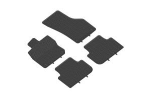 Λαστιχένια Πατάκια Geyer & Hosaja Για Vw Golf Viii 8 20+ Kombi / Seat Leon 20+ Sportstourer / Skoda Octavia Iv 20+ 4 Τεμάχια Μαύρο 921/4C