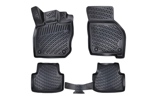 Πατάκια Σκαφάκια 3D Από Λάστιχο Tpe Για Skoda Octavia Mk4 Nx 2020- Rizline 4 Τεμάχια Μαύρα Πατάκια Σκαφάκια 3D Από Λάστιχο Tpe Για Skoda Octavia Mk4 Nx 2020- Rizline 4 Τεμάχια Μαύρα