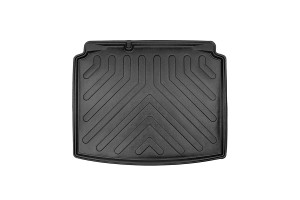 Πατάκι Πορτ-Παγκάζ 3D Σκαφάκι Από Λάστιχο Tpe Για Skoda Rapid Hatchback 2013- Μαύρο Rizline