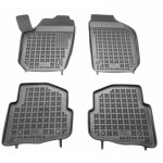 Πατάκια Σκαφάκια 3D Από Λάστιχο Tpe Για Skoda Fabia (1999+) / Vw Polo 2002+ / Ibiza/Cordoba 2002+ 4 Τεμάχια Μαύρα