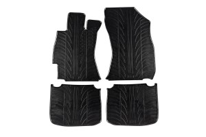 Πατάκια Αυτοκινήτου Gledring 0676 Subaru Outback 2014-2019 Μαύρο 4 Τεμάχια