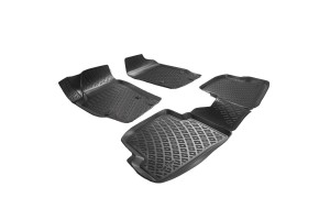 Πατάκια Σκαφάκια 3D Από Λάστιχο Tpe Για Suzuki Vitara 2016- Rizline 4 Τεμάχια Μαύρα