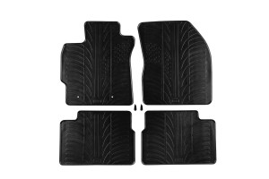 Πατάκια Αυτοκινήτου Gledring 0260 Toyota Auris 2007-2012 / Corolla Sedan 2007-2013 Μαύρο 4 Τεμάχια