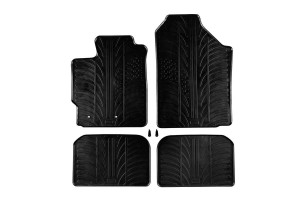 Πατάκια Αυτοκινήτου Gledring 0261 Toyota Yaris 2006-2011 / Toyota Urban Cruiser 2009-Μαύρο 4 Τεμάχια
