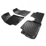 Πατάκια Σκαφάκια 3D Από Λάστιχο Tpe Για Toyota Auris 2007-2012 Rizline 4 Τεμάχια Μαύρα